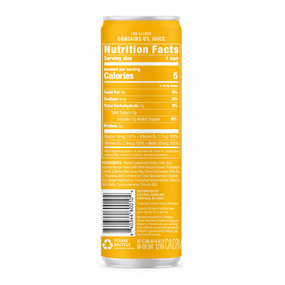 Energy Drink - Sparkling Mango Burst