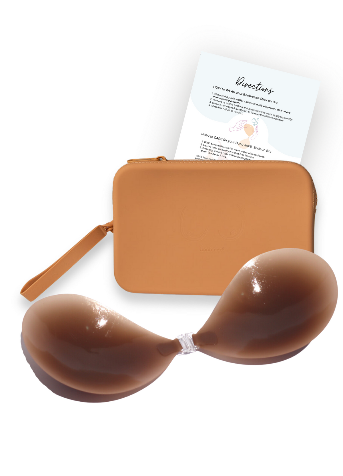 Match Maker - Silicone Travel Case + x1  Silicone Stick-On Bra - WSL