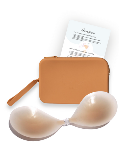 Match Maker - Silicone Travel Case + x1  Silicone Stick-On Bra - WSL