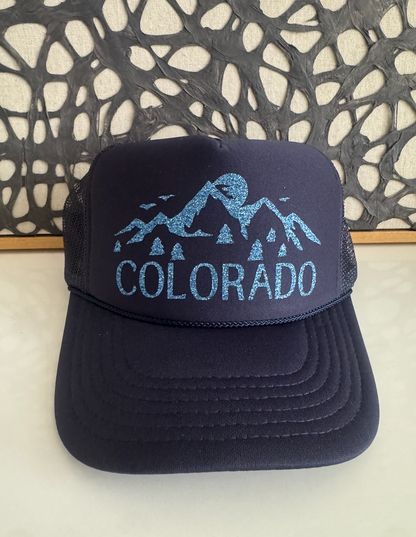 MOUNTAINS COLORADO navy trucker