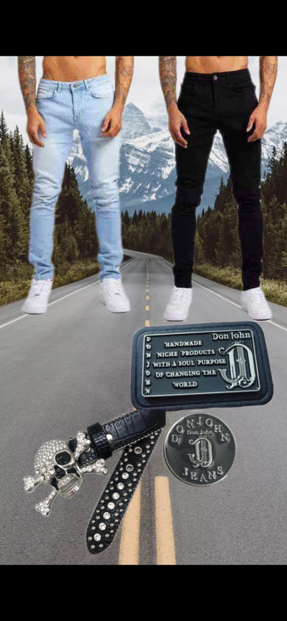 DON JOHN Handmade Jeans Several Colors & Styles Men's