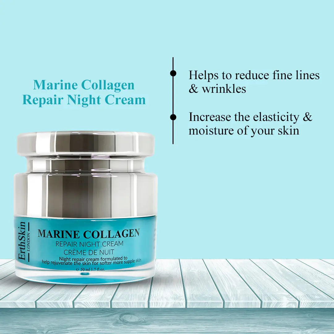 Retinol Serum 30ml + Marine Collagen Night Cream 50ml + Marine Collagen SPF50 Day Cream 50ml