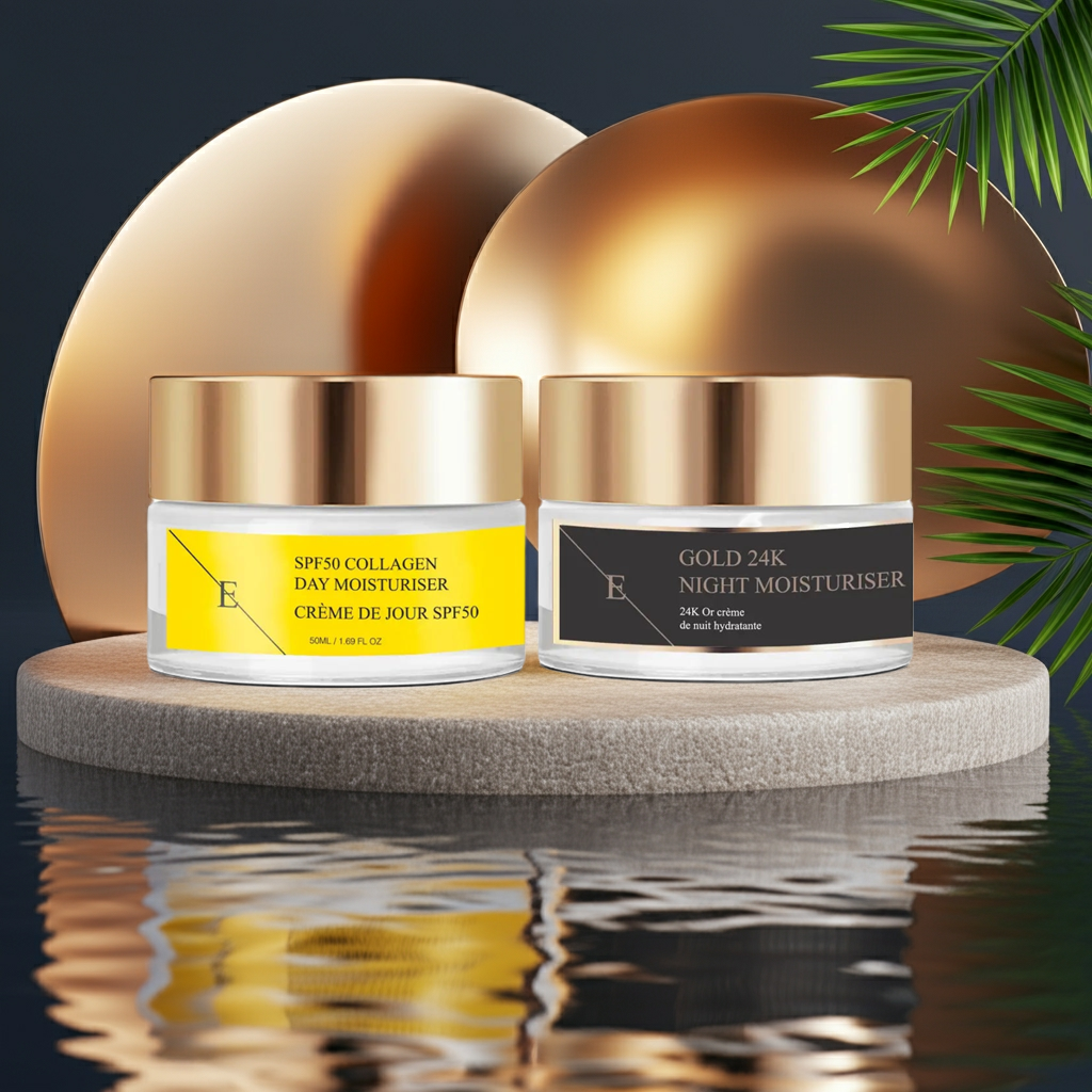 2pc SPF50 Collagen & Gold Set