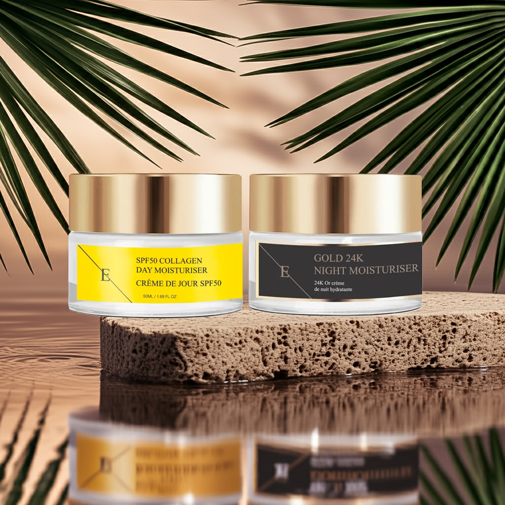 2pc SPF50 Collagen & Gold Set