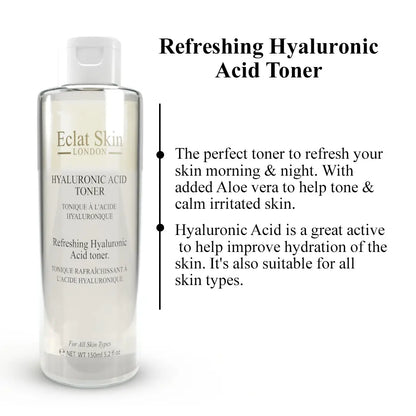 Refreshing Hyaluronic Acid Toner 150ml + Micellar Water with Rosemary Extract 150ml