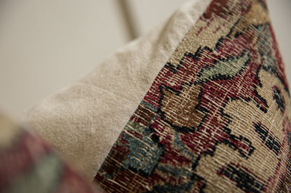Vintage Meshed Rug Fragment Pillow