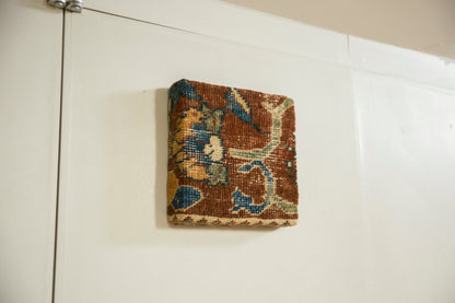Decorative Cork Board Antique Ziegler Mahal Rug Fragment Art