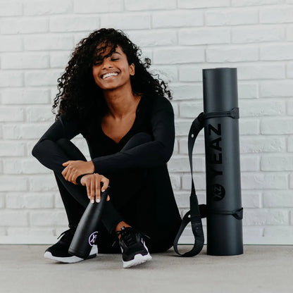 Aura Yoga & Fitness Mat — Onyx Shadow