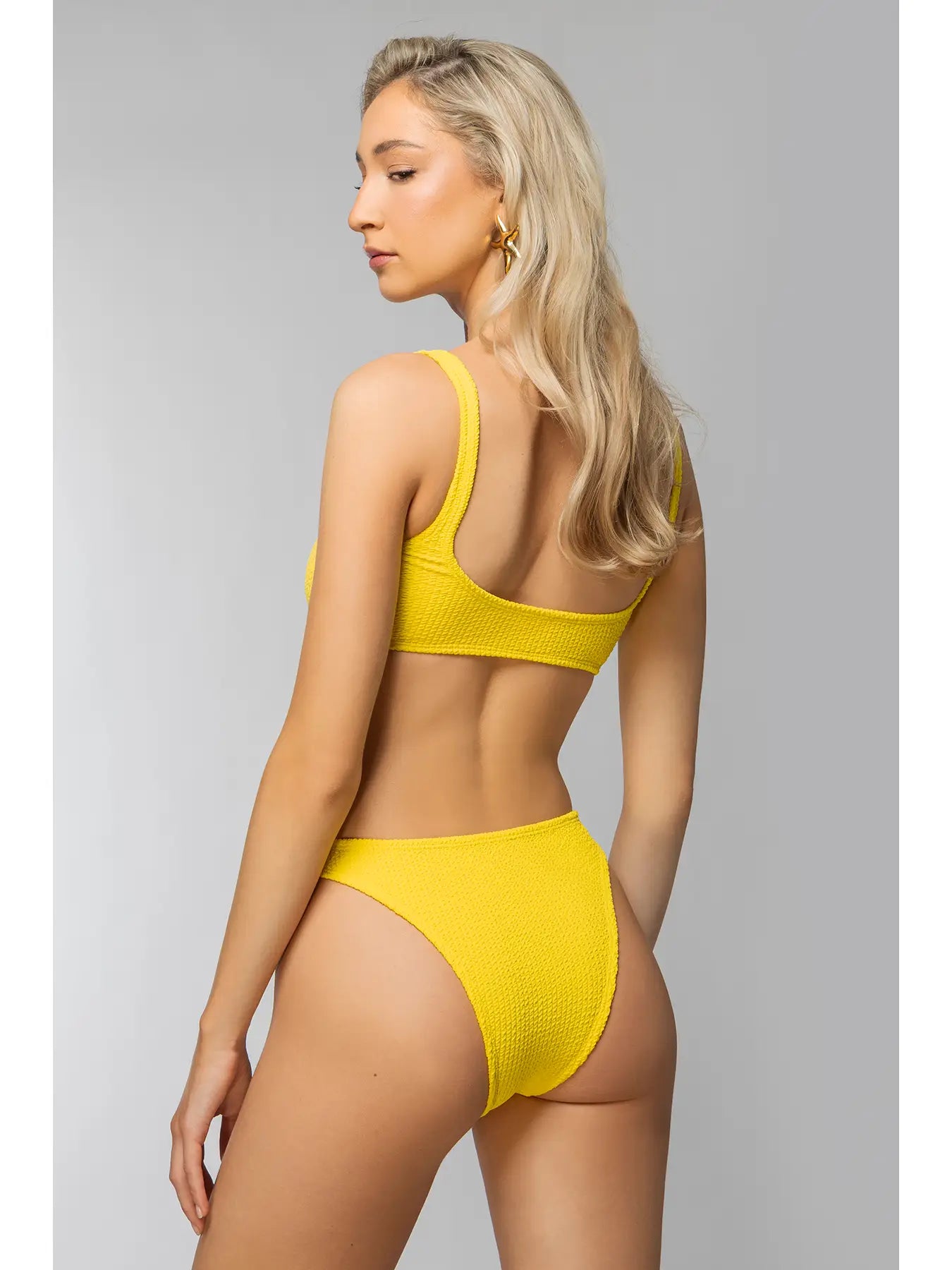 Crinkle Ring Onepiece Yellow