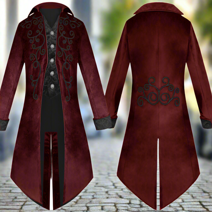 Jacket Gothic Tailcoat Renaissance Men's
