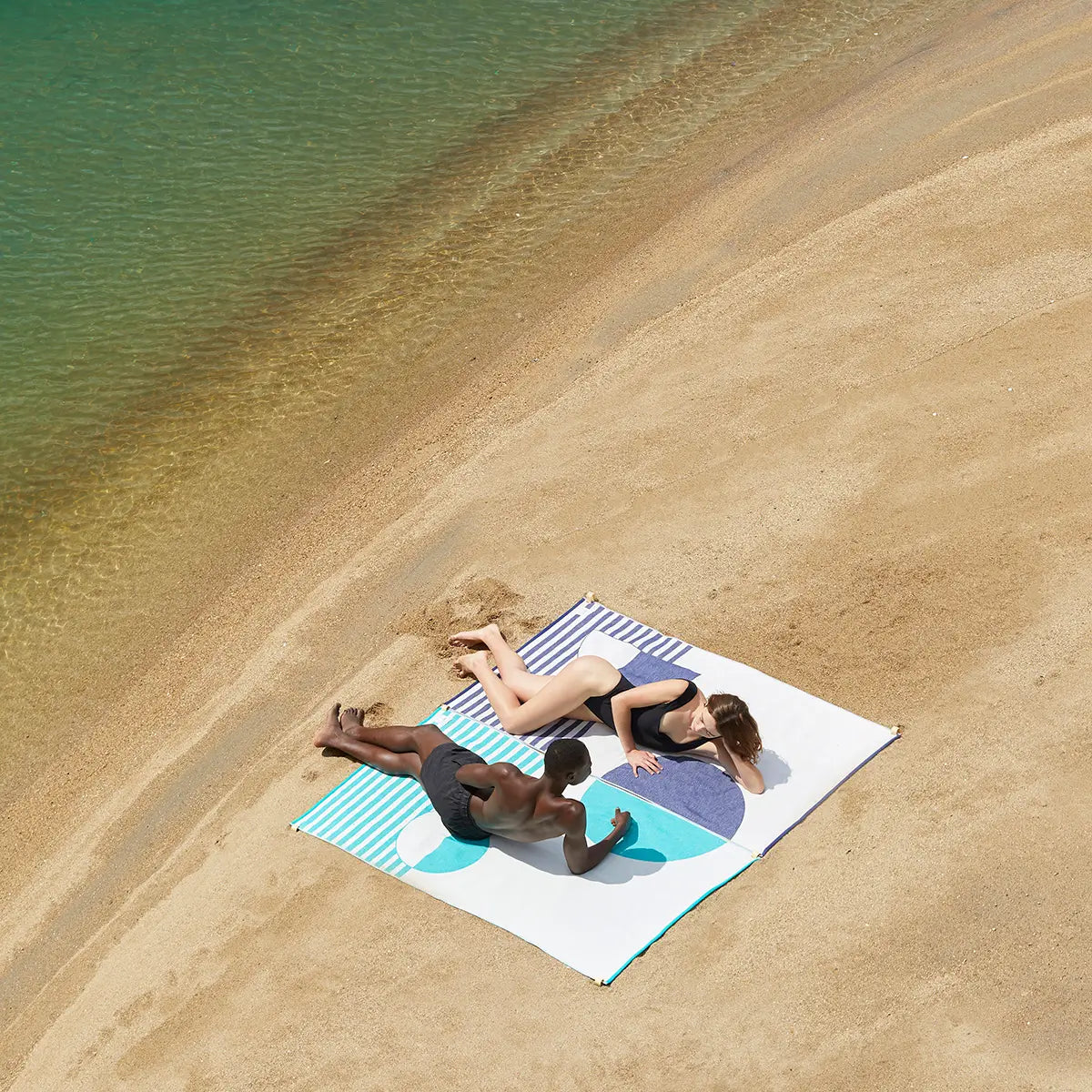Premium Connectable Beach Towel - Organic Cotton - Florida
