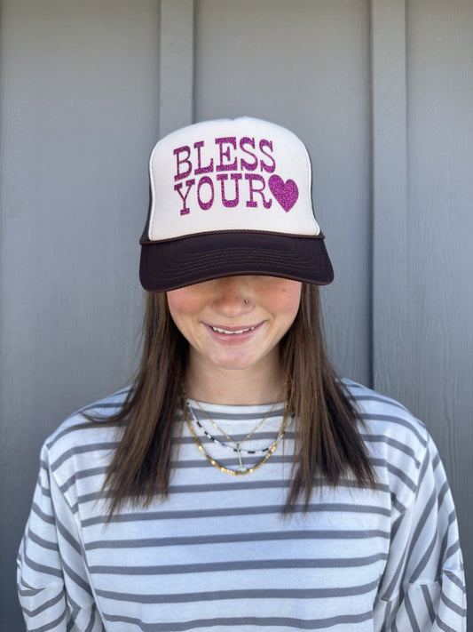 Bless your Heart - Brown/Cream Trucker