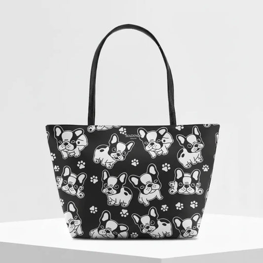Shopper with Vase - Made in Italy - Puppies