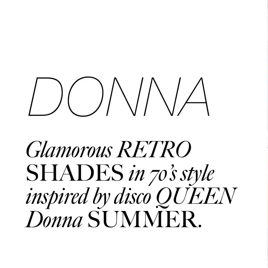 Donna, Black/Black Sunglasses Made in Italy