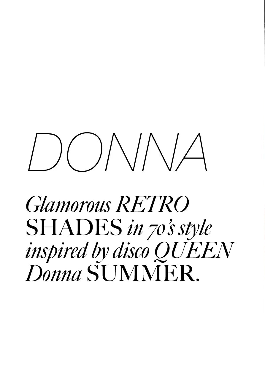 Donna, Black/Yellow Sunglasses Made in Italy