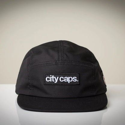 5 Panel Cap - Pitch Black X Satin Black