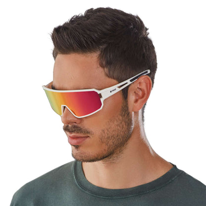 Sunwave Sports Sunglasses Cream White/Pink