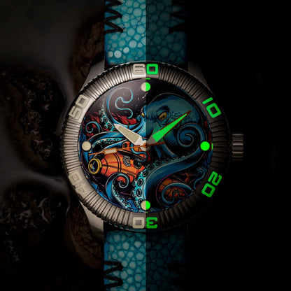 Crawler One - Ceramic-Enamel Dial - Kraken’s Wrath - Preorder