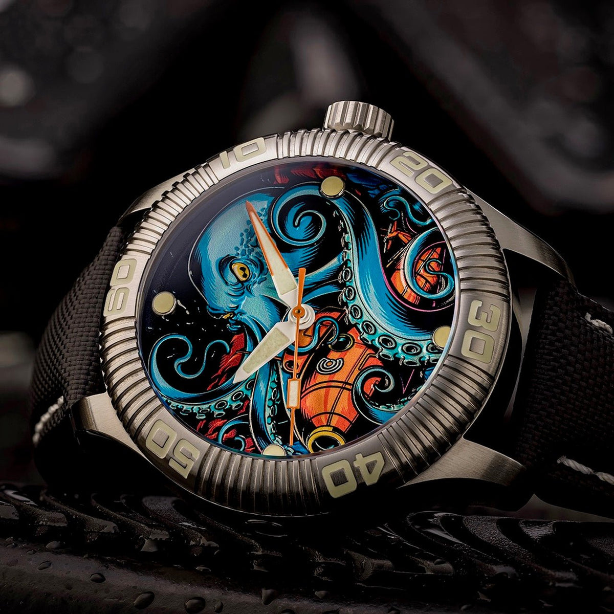 Crawler One - Ceramic-Enamel Dial - Kraken’s Wrath - Preorder