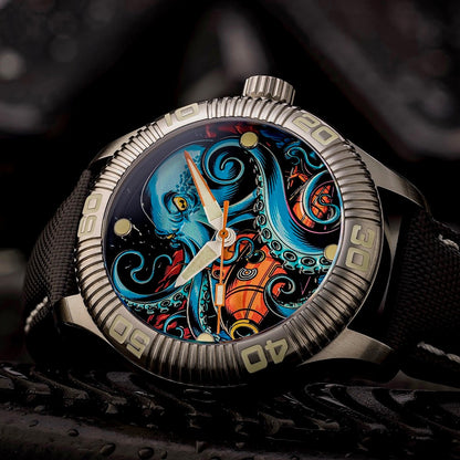 Crawler One - Ceramic-Enamel Dial - Kraken’s Wrath - Preorder