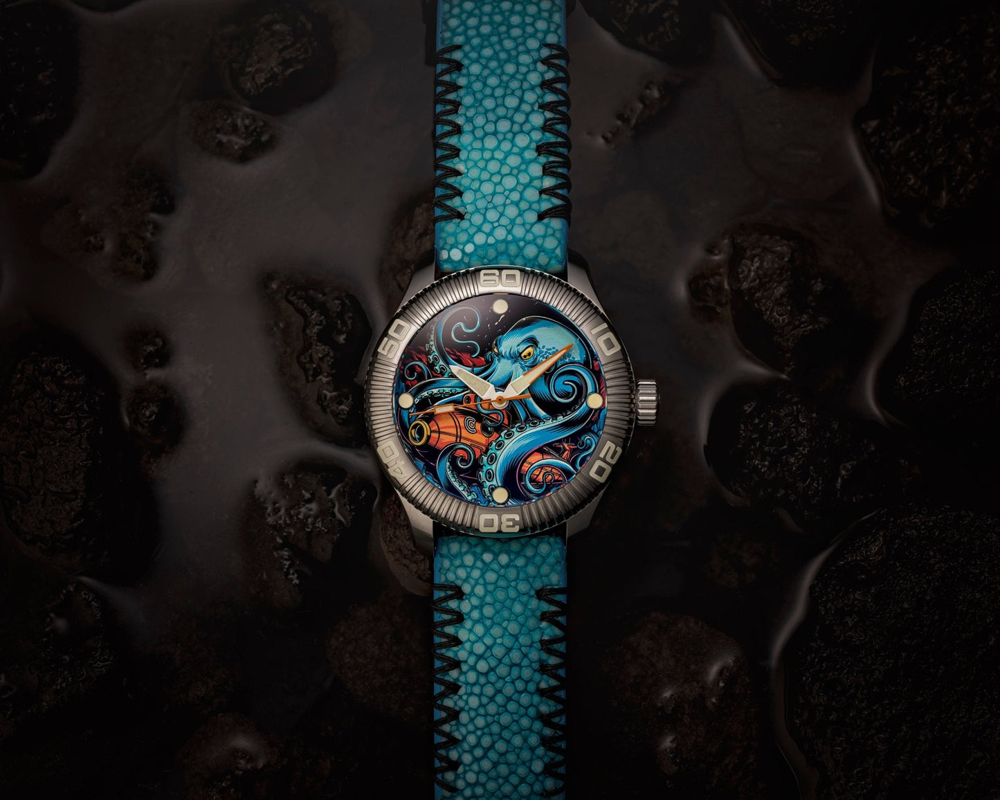 Crawler One - Ceramic-Enamel Dial - Kraken’s Wrath - Preorder