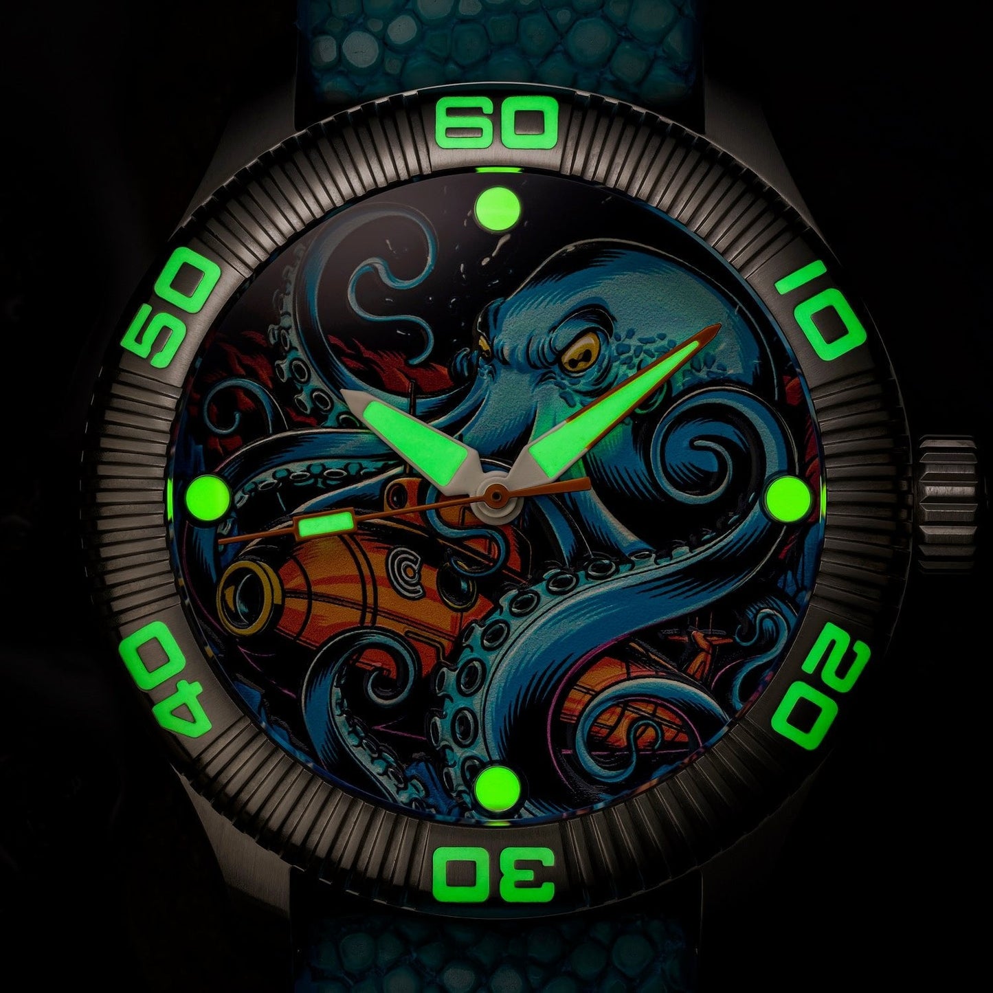 Crawler One - Ceramic-Enamel Dial - Kraken’s Wrath - Preorder