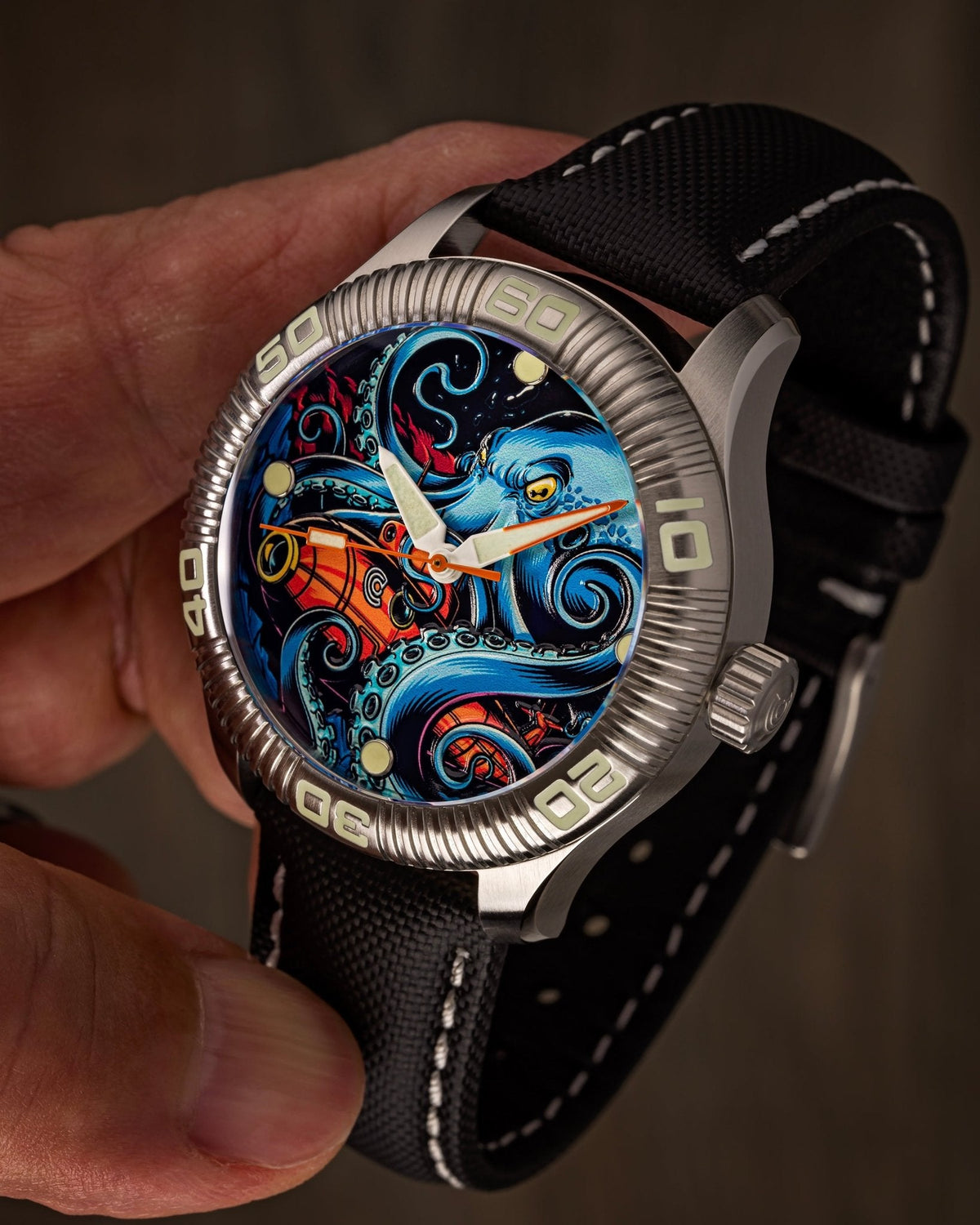 Crawler One - Ceramic-Enamel Dial - Kraken’s Wrath - Preorder