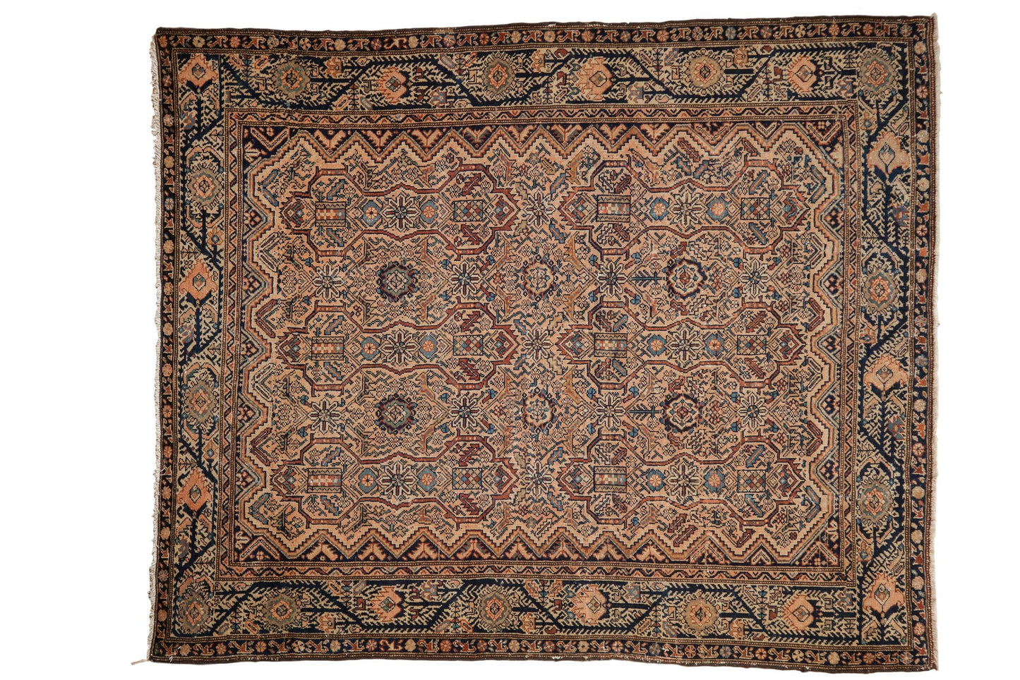 5x6 Vintage Fine Malayer Square Rug