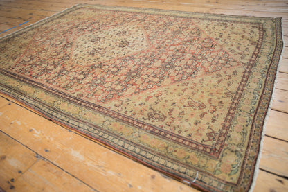 4.5x6.5 Antique Fine Distressed Senneh Rug