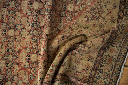 4.5x6.5 Antique Fine Distressed Senneh Rug