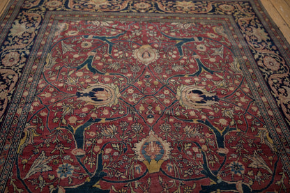7x10.5 Antique Fine Tabriz Carpet