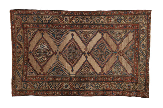 RESERVED 4x6.5 Antique Fine Kurd Rug