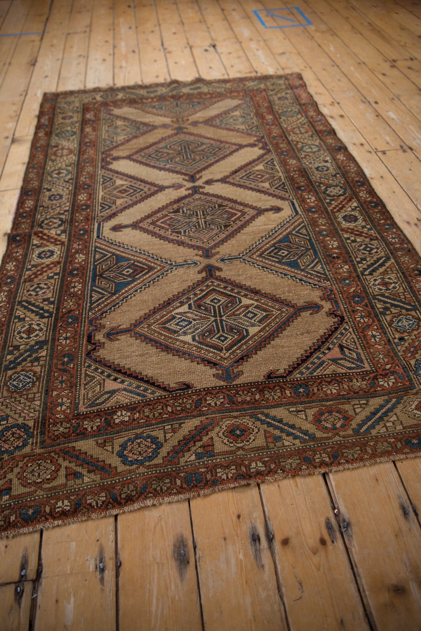 RESERVED 4x6.5 Antique Fine Kurd Rug