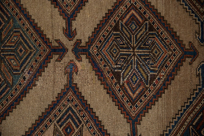 RESERVED 4x6.5 Antique Fine Kurd Rug
