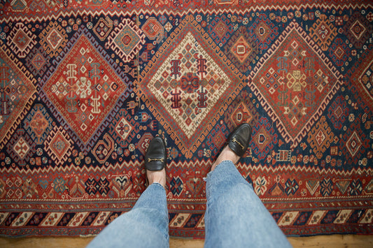 4.5x11 Antique Afshar Rug Runner
