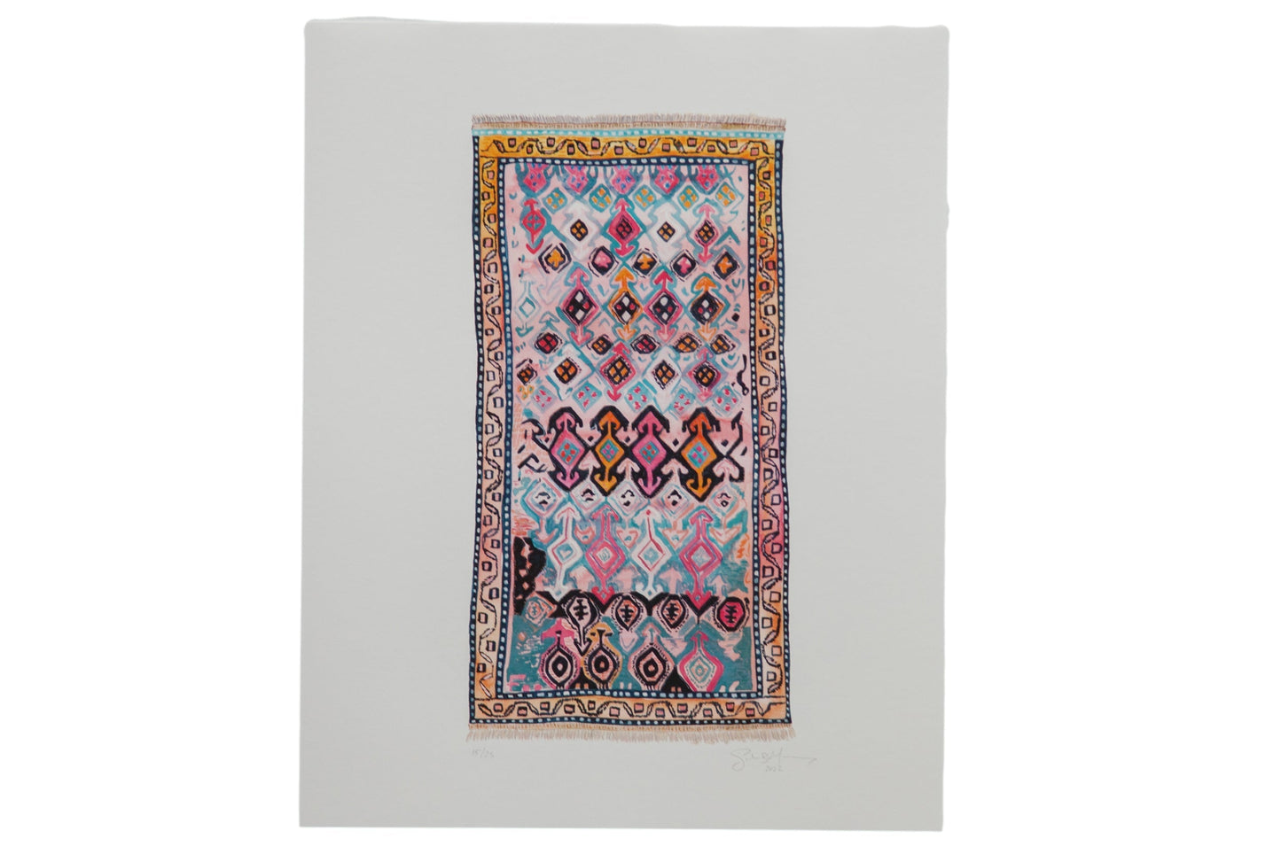 Sarah Martinez Vintage Rug Limited Edition Print