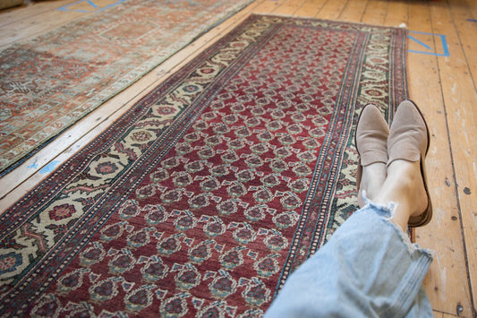 3.5x12 Vintage Hamadan Rug Runner