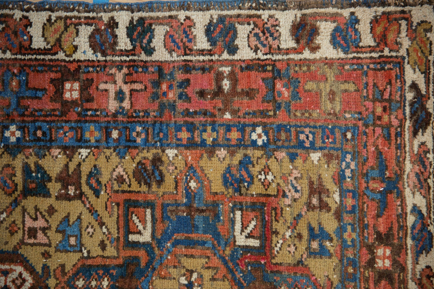 3x10.5 Vintage Karaja Rug Runner
