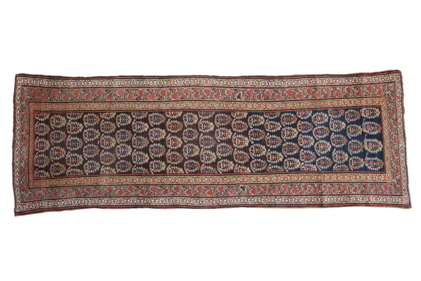 3.5x10 Antique Kurdish Rug Runner