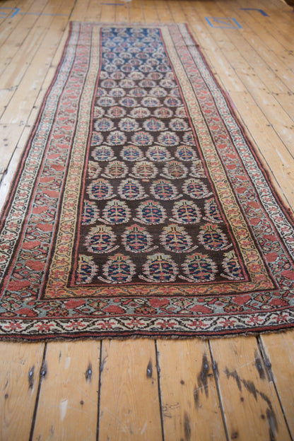 3.5x10 Antique Kurdish Rug Runner