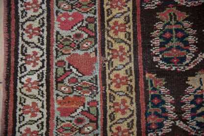3.5x10 Antique Kurdish Rug Runner