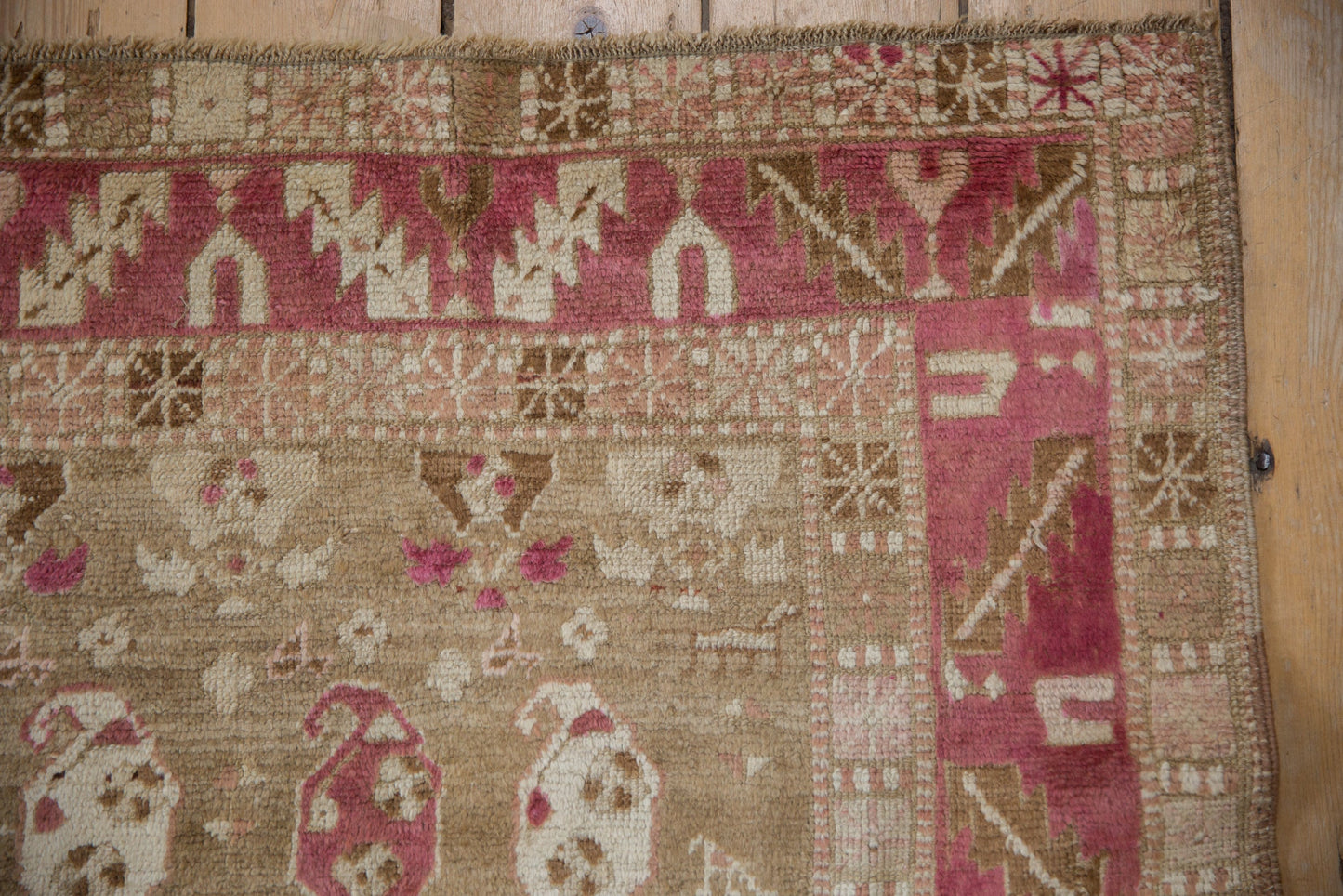 3.5x10 Vintage Distressed Karabagh Rug Runner