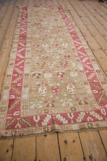 3.5x10 Vintage Distressed Karabagh Rug Runner