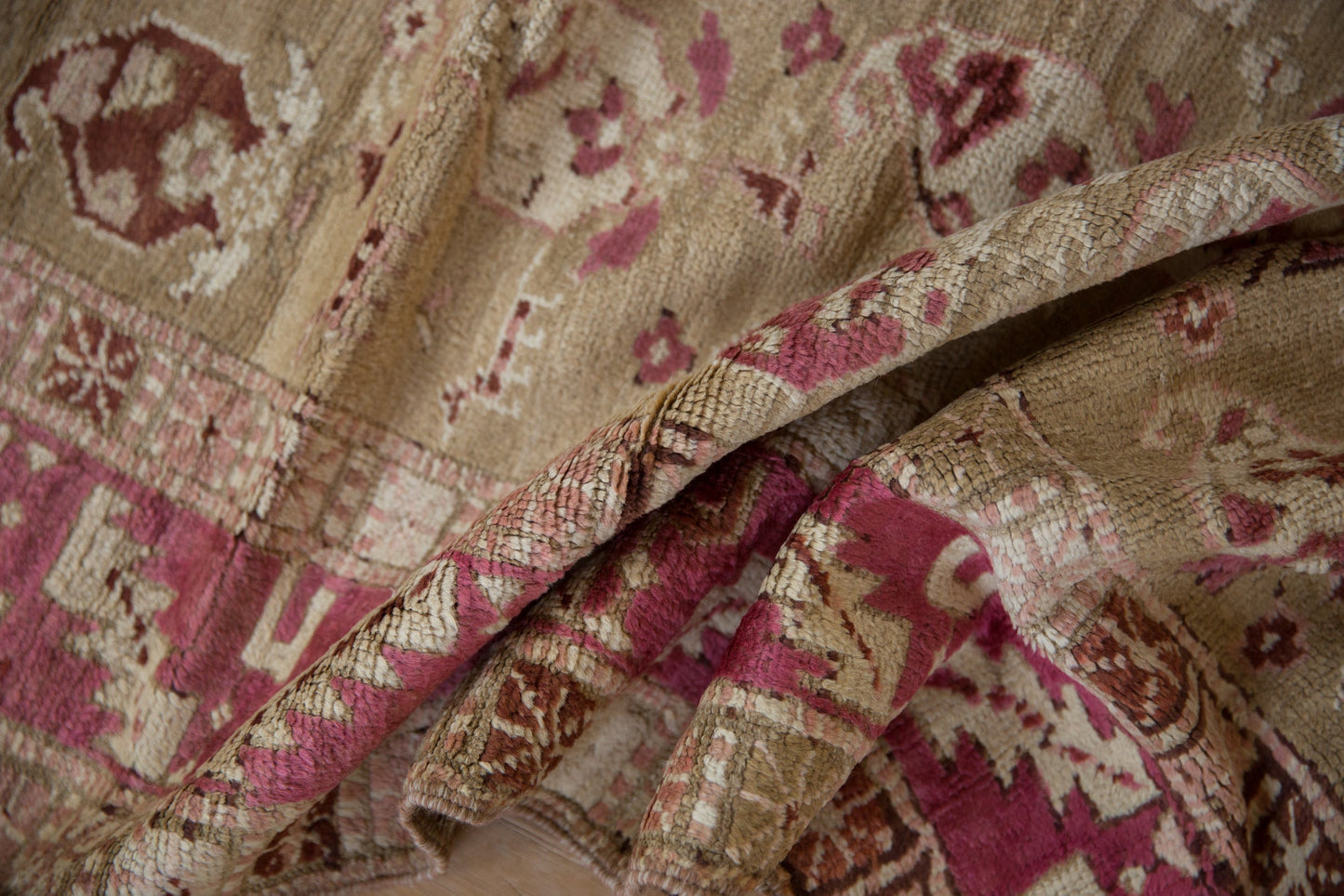 3.5x10 Vintage Distressed Karabagh Rug Runner