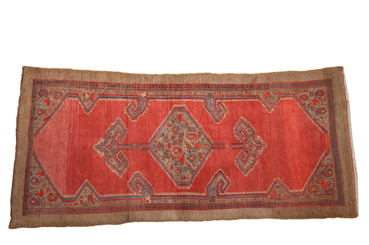 4x8 Vintage Camel Hair Serab Rug Runner