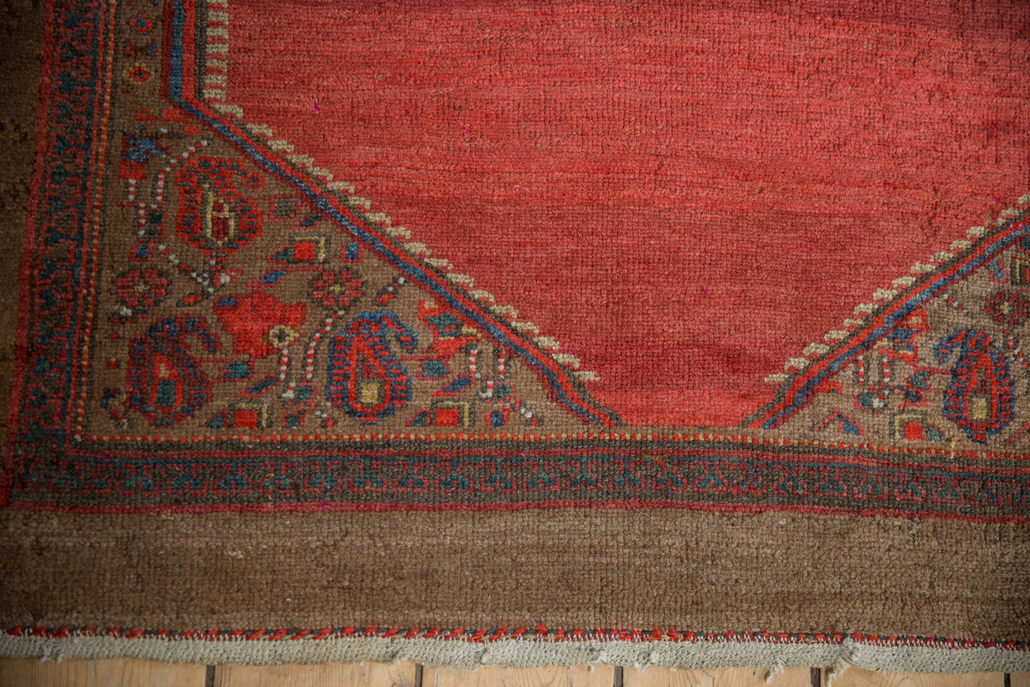 4x8 Vintage Camel Hair Serab Rug Runner