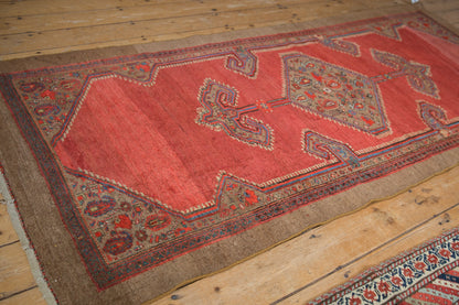 4x8 Vintage Camel Hair Serab Rug Runner