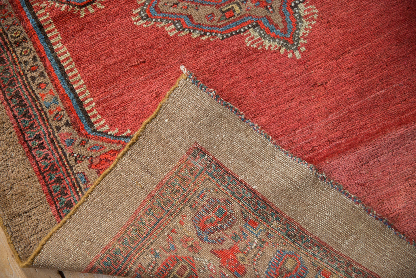 4x8 Vintage Camel Hair Serab Rug Runner