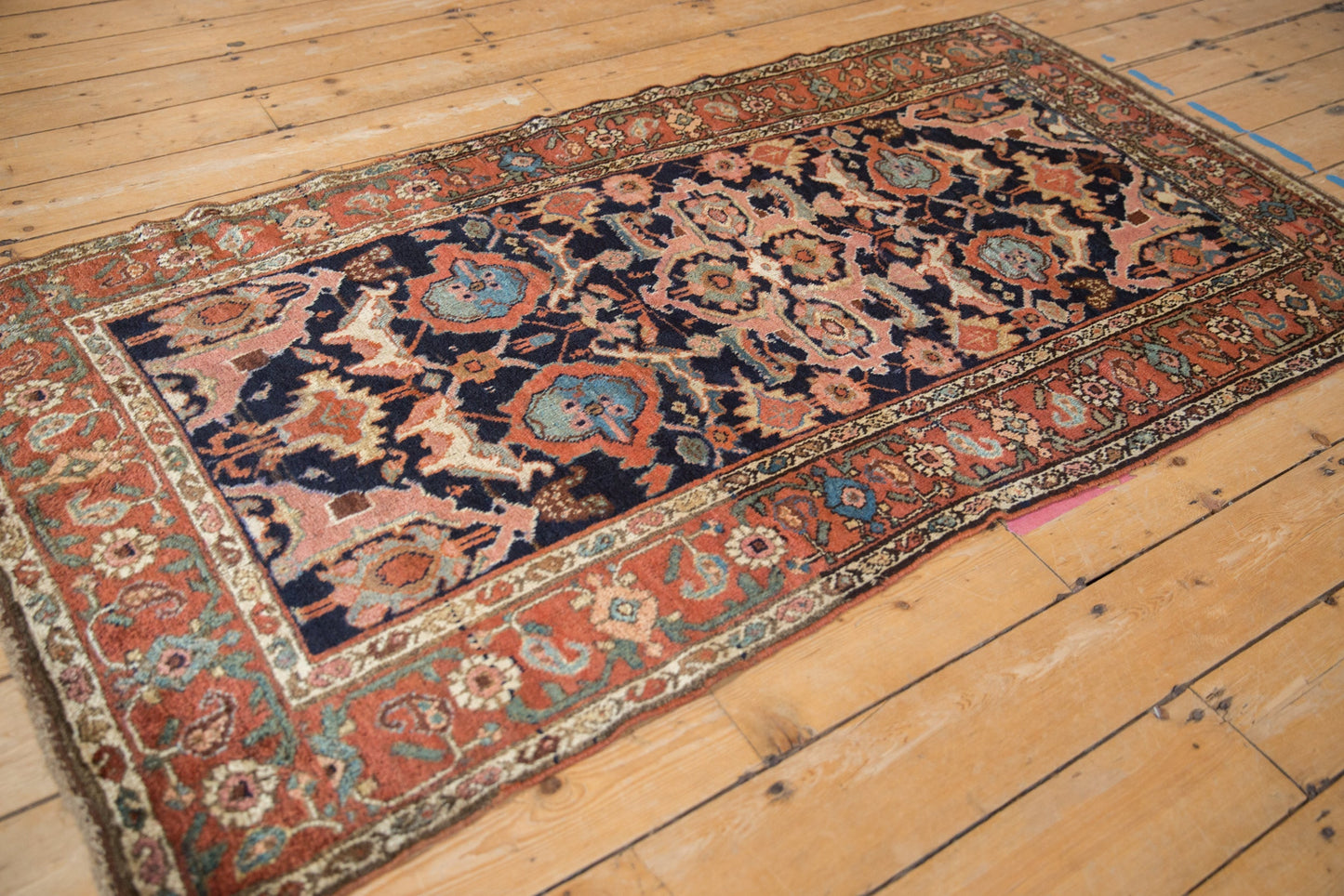 3.5x6.5 Antique Kurdish Rug