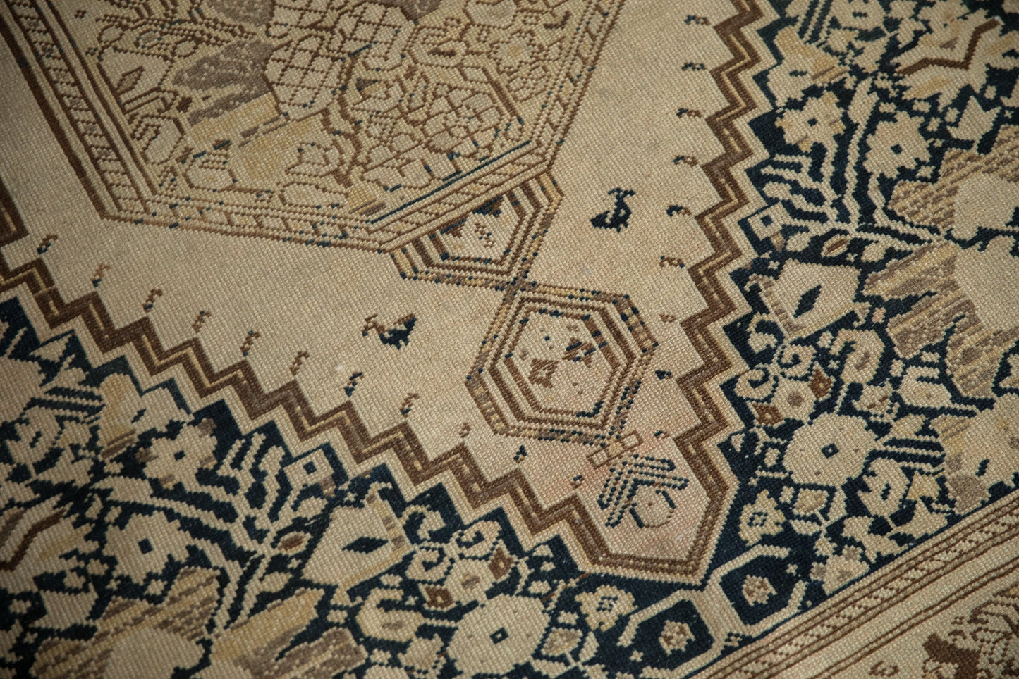 RESERVED 4.5x6.5 Antique Distressed Malayer Rug